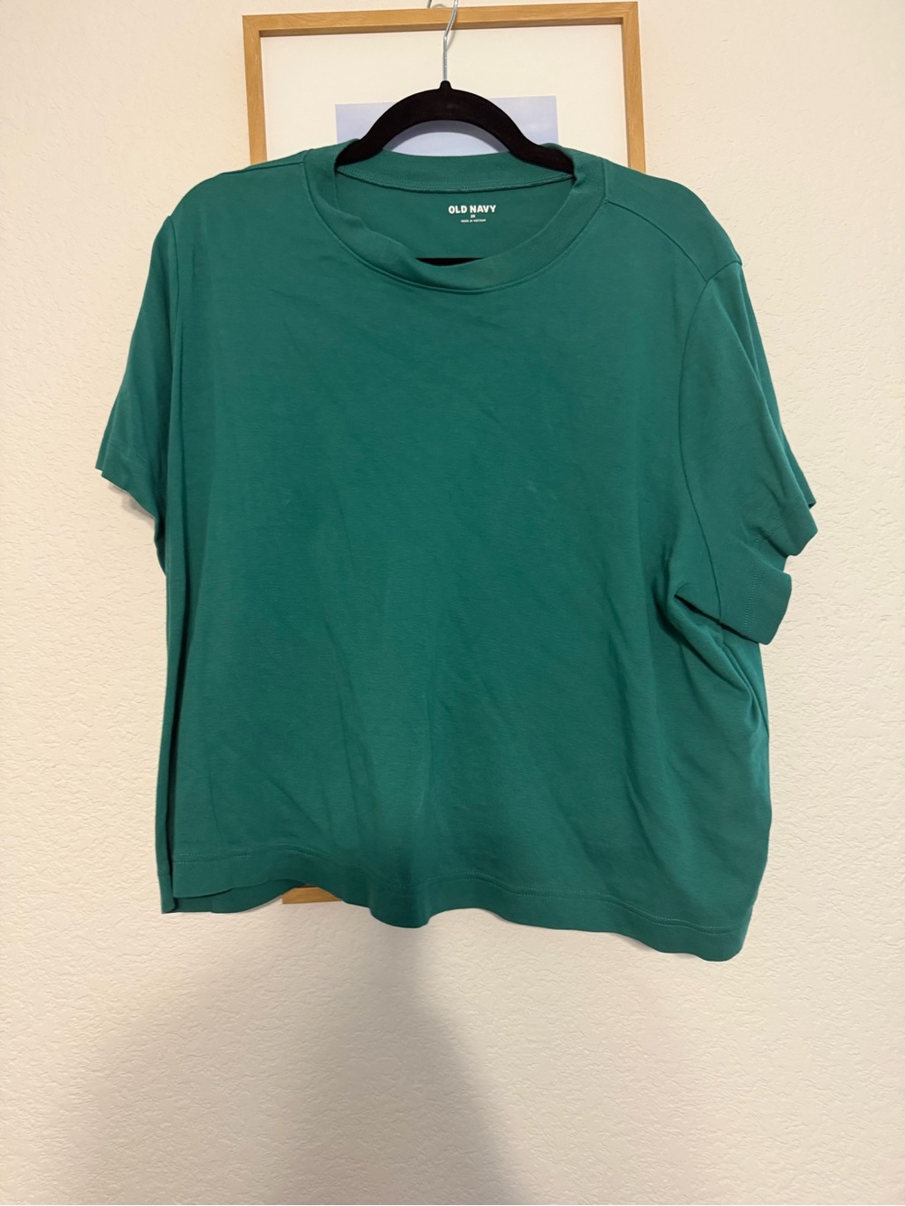 Old Navy Men's Teal Short-Sleeve Crew Neck Tee